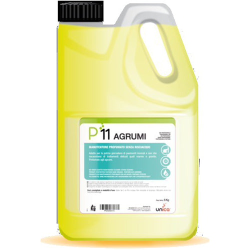 P 11 Detergente Pavimenti Agrumi Conf 4 Pz