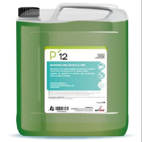 P 12 Detergente Brillantante al Pino 5lt Pz 1